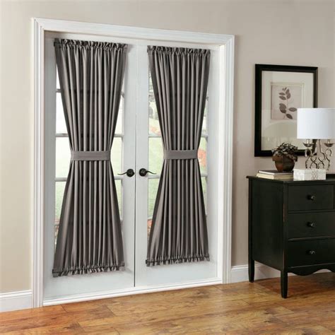 double patio door curtains|More.